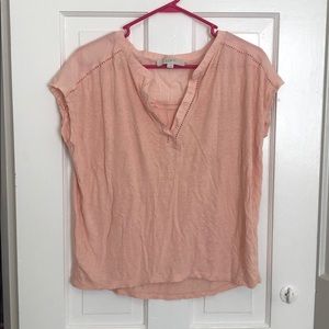 Light pink loft top